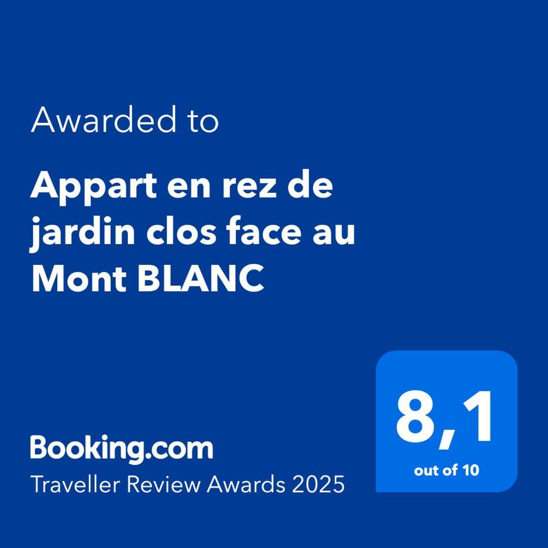 En Rez De Jardin Clos Face Au Mont Blanc Apartment Combloux